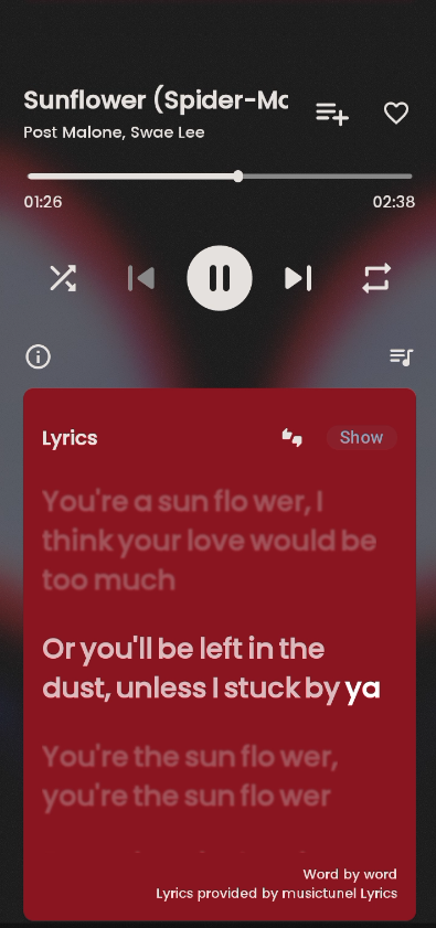 musictunel Now Playing